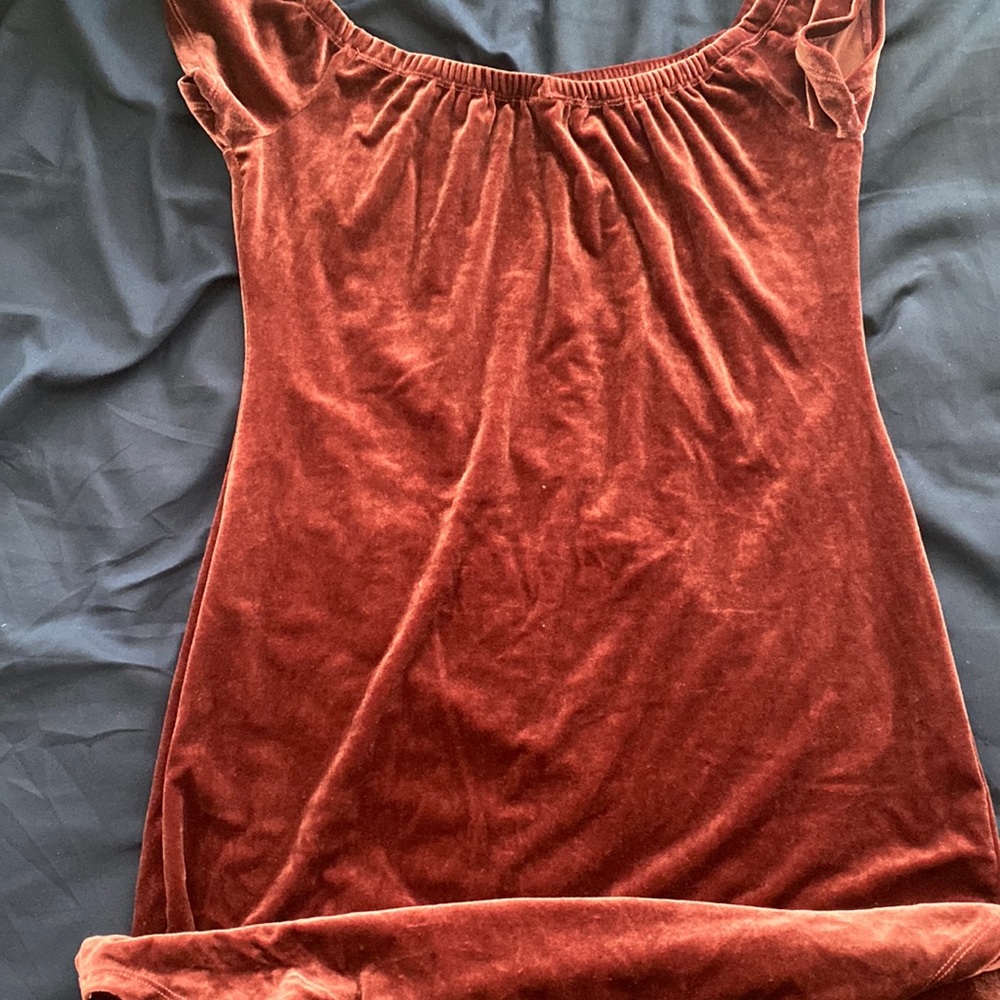 Velvet pink dress